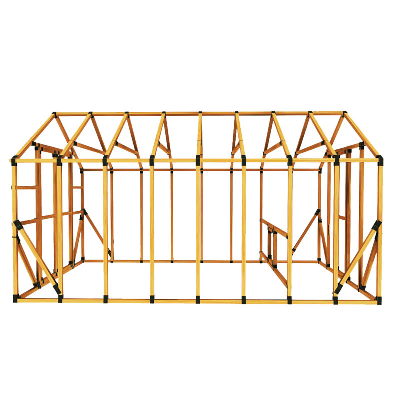 EZ Frames EZ Frame Chicken Coop And Run Kits 90 Square Feet Chicken Coop with Chicken Run